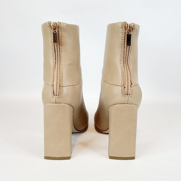 Just Fab Stacked Heel Ankle Boots Zip Size 5.5 - Picture 6 of 9